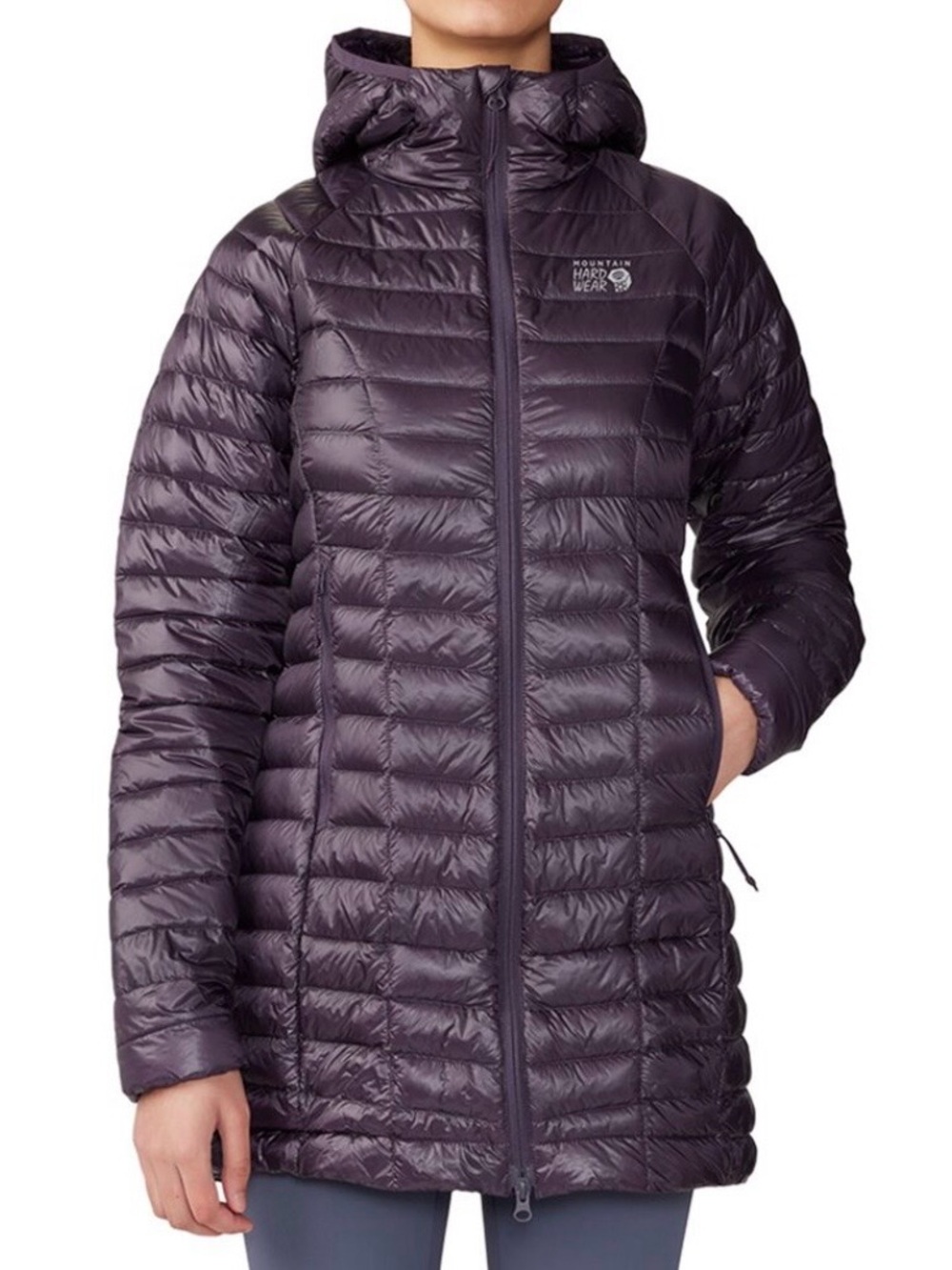 Mountain Hardwear Ghost Whisperer 800 Down Fill Puffer Hooded Parka Jacket L